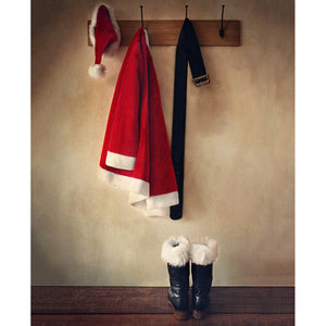 Santafts Coat Rack Printed Backdrop