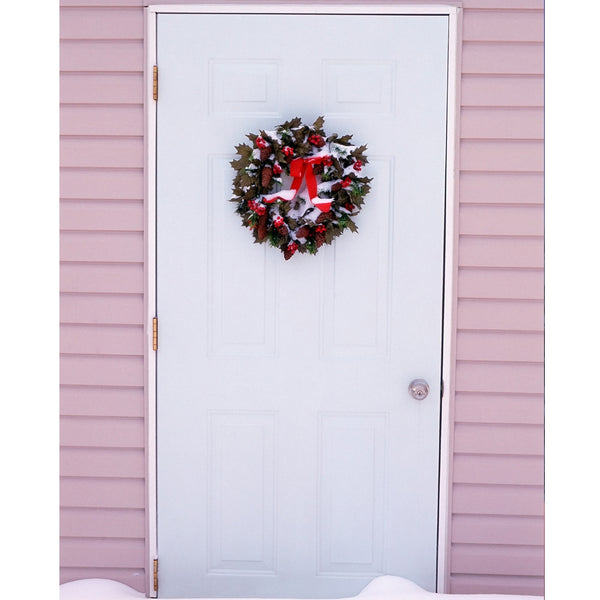 Festive Front Door Printed Backdrop