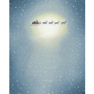 Santafts Sleigh Printed Backdrop