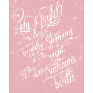 O Holy Night Printed Backdrop