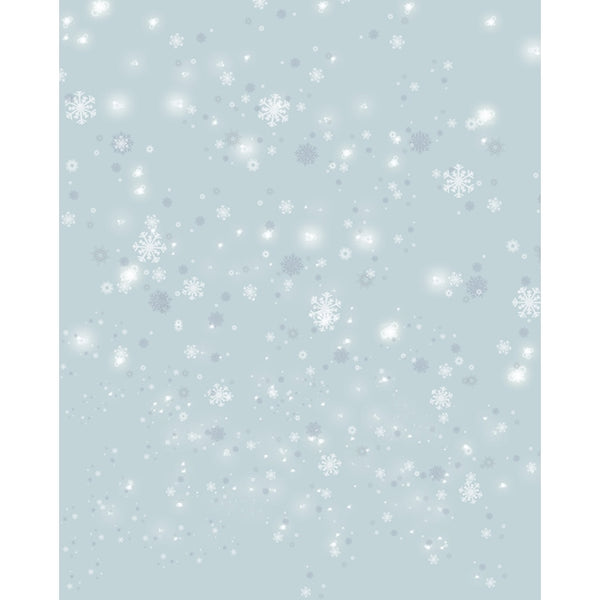 Dreamy Snowflakes Printed Backdrop