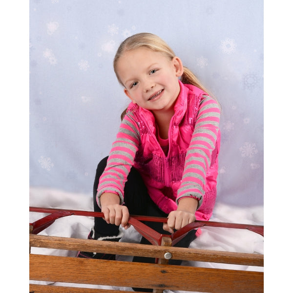 Dreamy Snowflakes Printed Backdrop