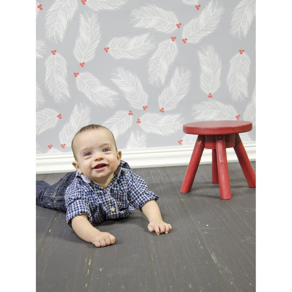 Christmas Pine Printed Backdrop