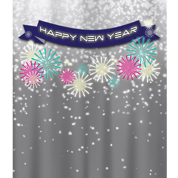 New Yearfts Eve Banner Printed Backdrop