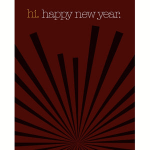 Hi New Year Printed Backdrop