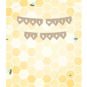 What Will it Bee? Gender Reveal Backdrop