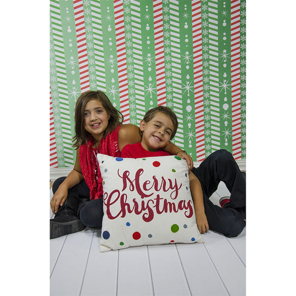 Candy Cane Holiday Backdrop