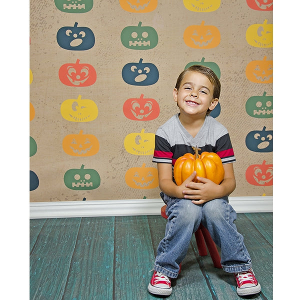 Fall Jack OftLanterns Printed Backdrop