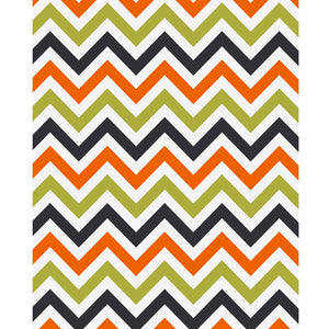 Autumn Chevron Printed Backdrop