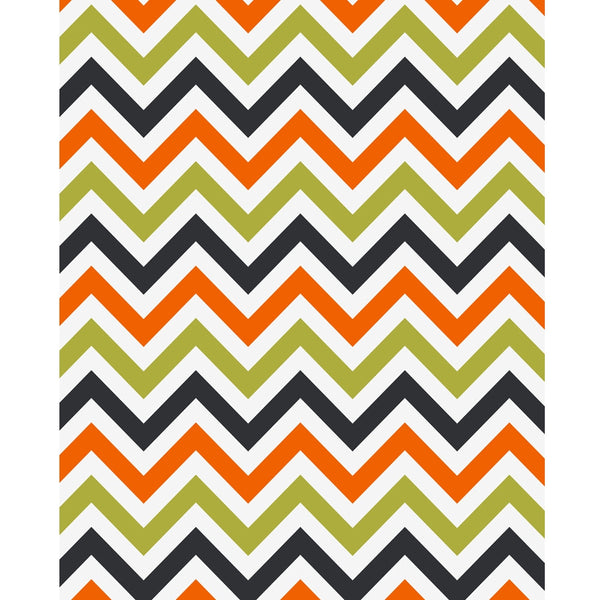 Autumn Chevron Printed Backdrop