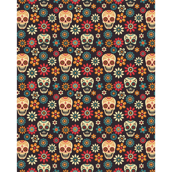 Dia De Los Muertos Printed Backdrop