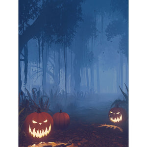 Spooky Forest Printed Backdrop