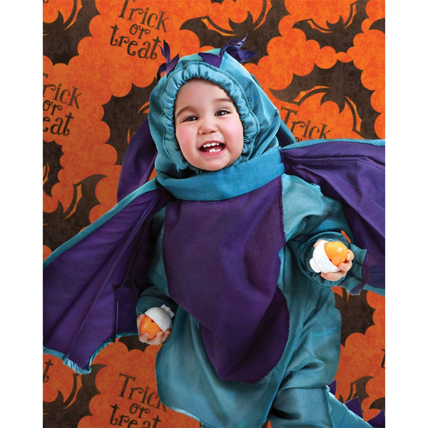 Trick or Treat Bat Printed Backdrop