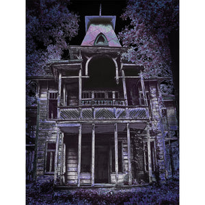 Ghost House Printed Backdrop