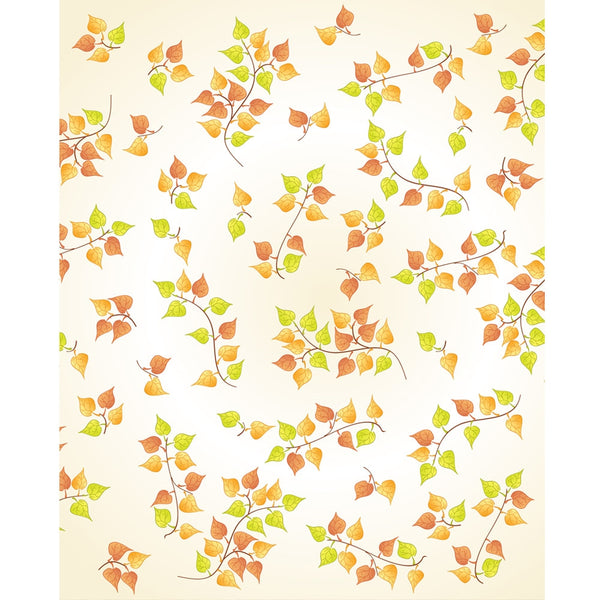 Fall Leaf Vines Printed Backdrop