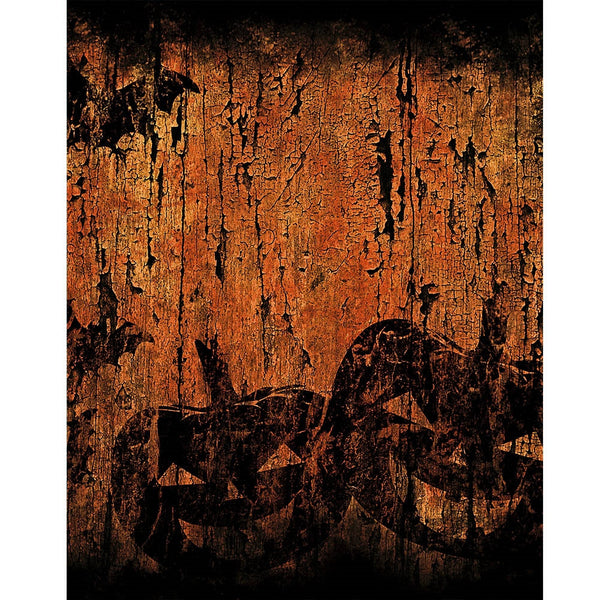 Corroded Pumpkin Printed Backdrop