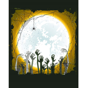 Zombie Land Printed Backdrop