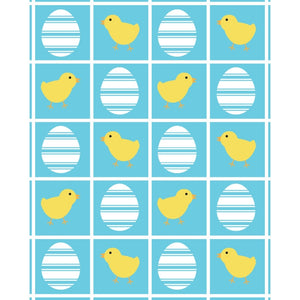 Ducks & Easter Eggs Printed Backdrop