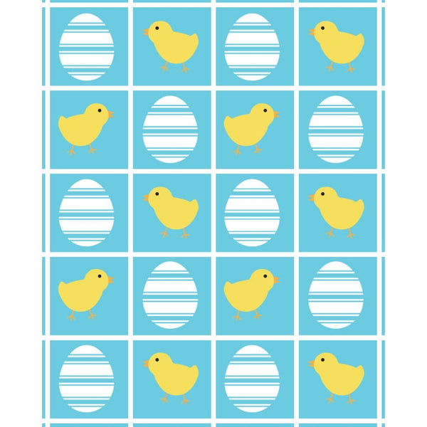 Ducks & Easter Eggs Printed Backdrop