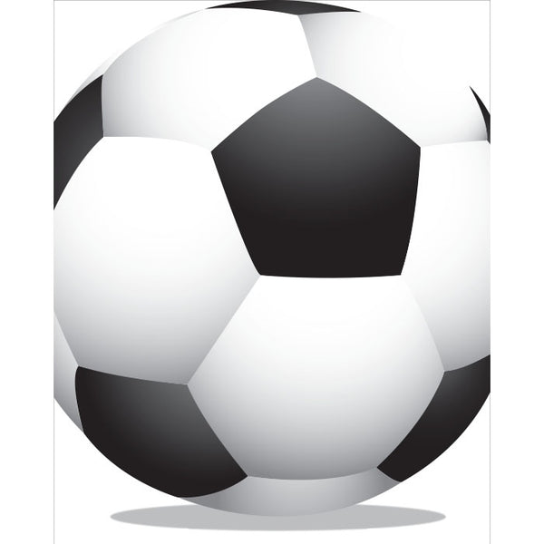 Large Soccerball Printed Backdrop