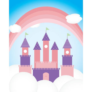 Princess Castle Printed Backdrop