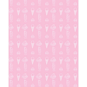 Ice Cream Printed Backdrop