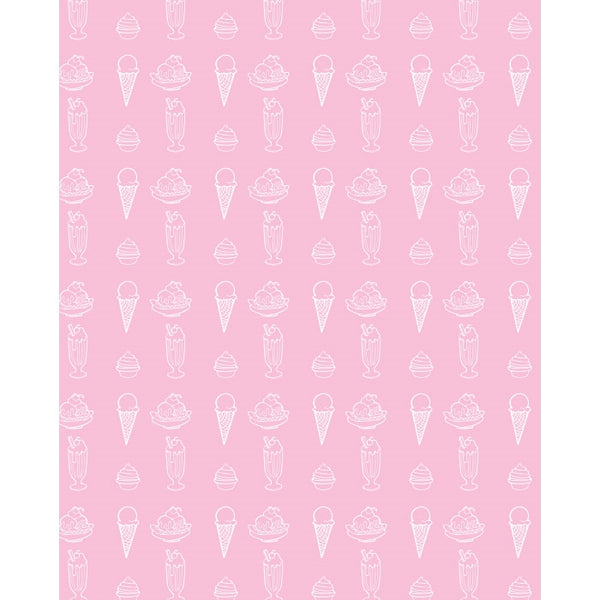 Ice Cream Printed Backdrop