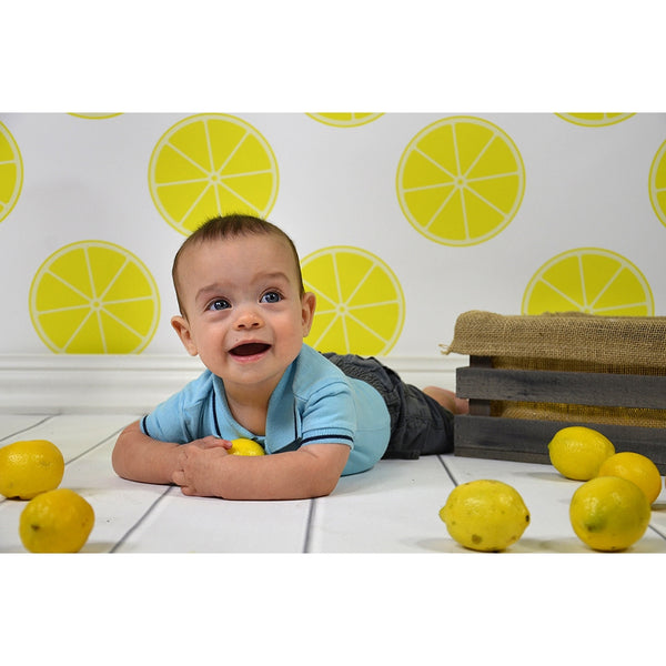 Lemons Printed Backdrop