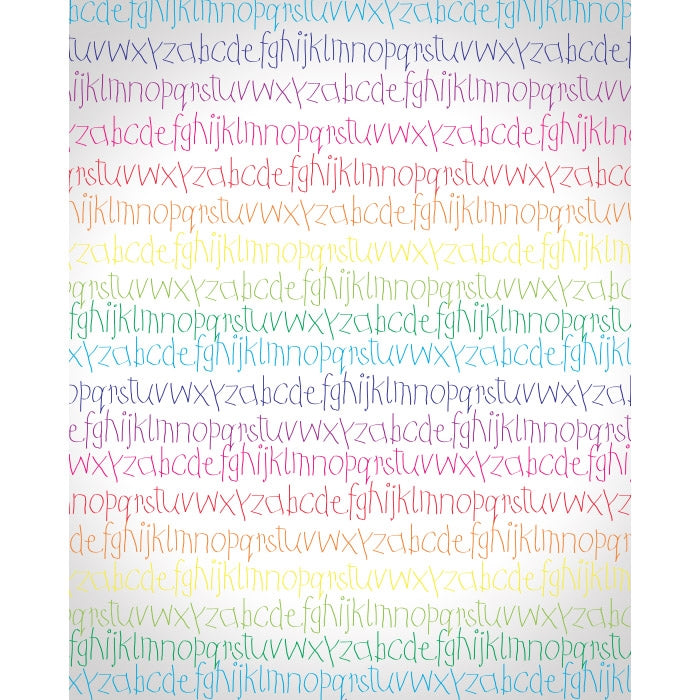 Colorful Writing Printed Backdrop | Backdrop Express Colorful Writing ...