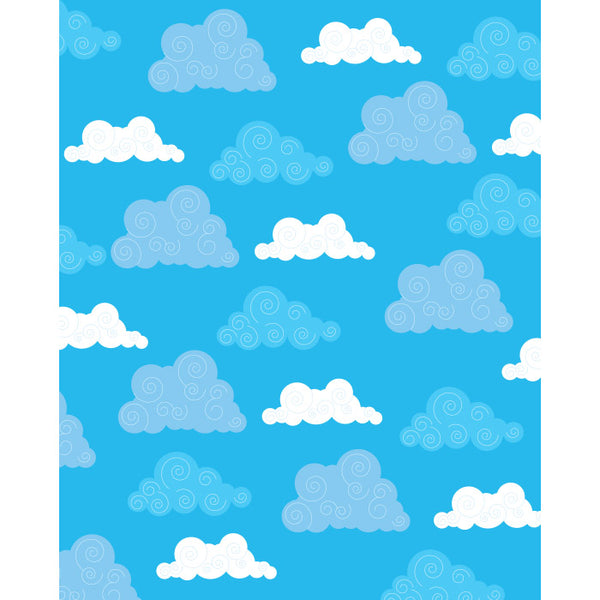 Clouds Printed Backdrop