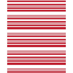 Red Stripes Printed Backdrop