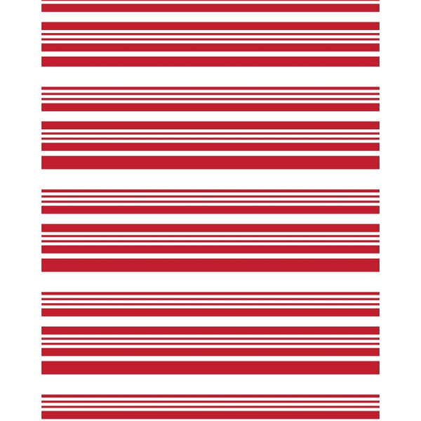 Red Stripes Printed Backdrop