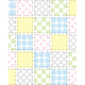 Pastel Quilt Printed Backdrop