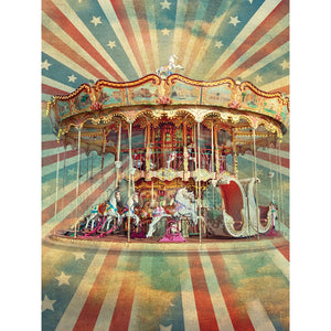 Carousel Printed Backdrop