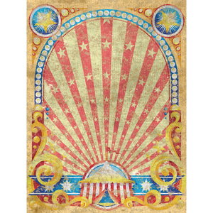 Circus Star Printed Backdrop