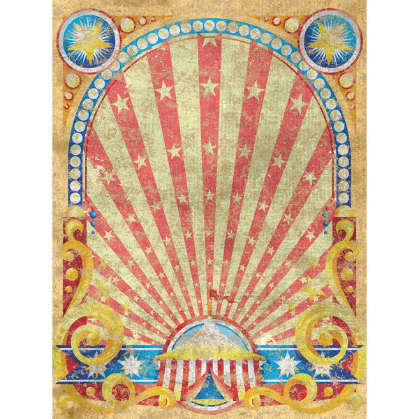 Circus Star Printed Backdrop