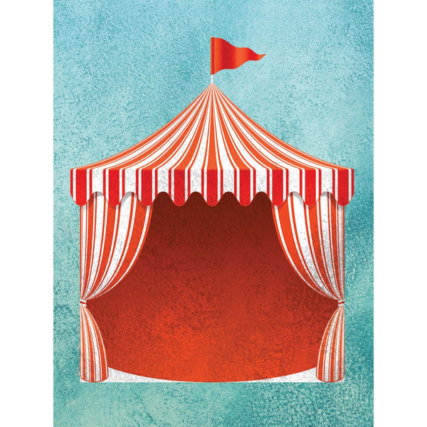 circus tent backdrop Circus Tent on Blue Printed Backdrop | Backdrop Express Wrinkle Free Cloth