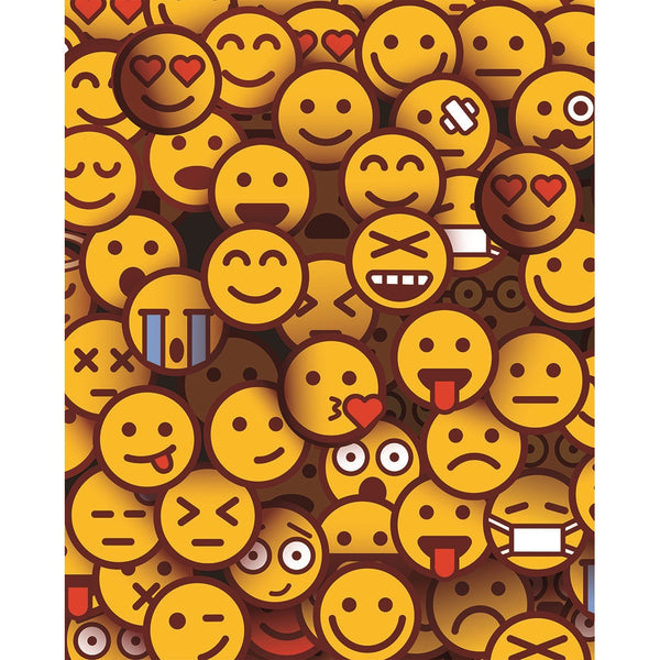 Emoji Crowd Printed Backdrop