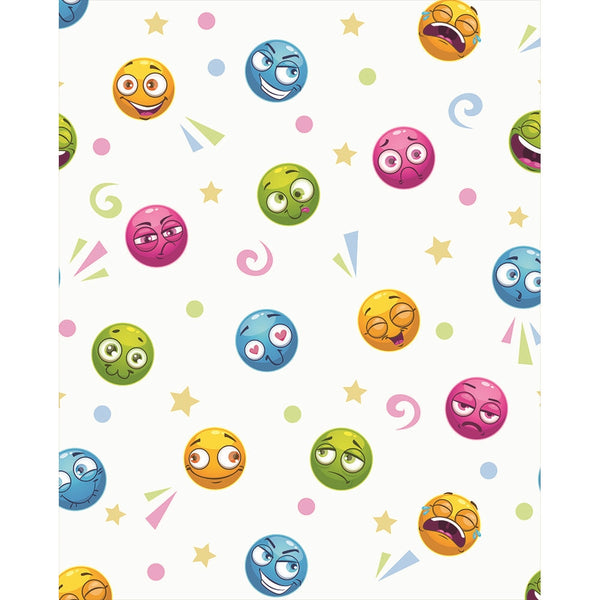 Emoticons Printed Backdrop