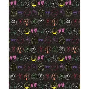 Emoji Sketches Printed Backdrop