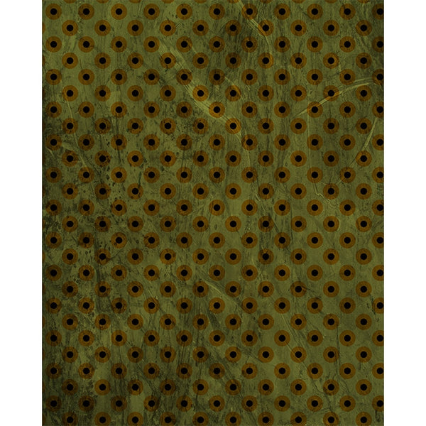 Olive Green Polka Dot Printed Backdrop