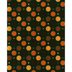 Pumpkin Polka Dot Printed Backdrop