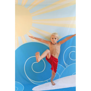 Sunshine Surfer Poseable Printed Backdrop