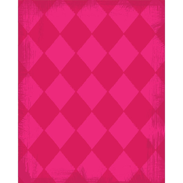 Pink Argyle Printed Backdrop