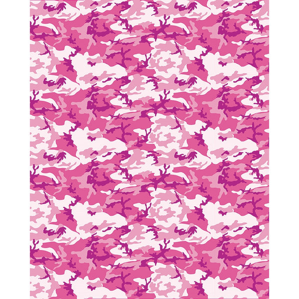 Pink Camouflage Printed Backdrop