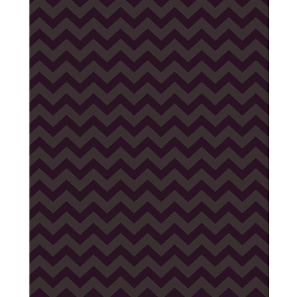 Purple & Dark Gray Chevron Printed Backdrop