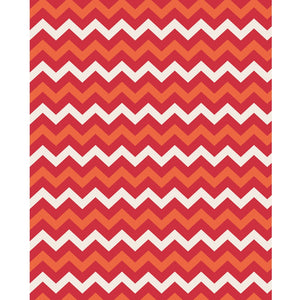 Fall Leaves Chevron Printed Backdrop