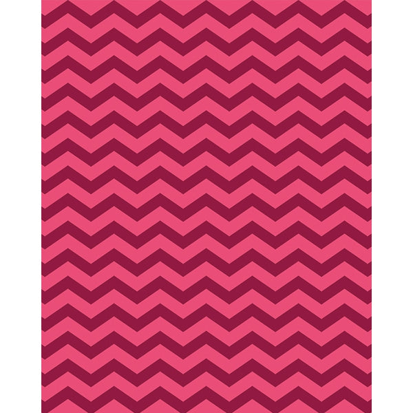 Fuchsia & Pink Chevron Printed Backdrop