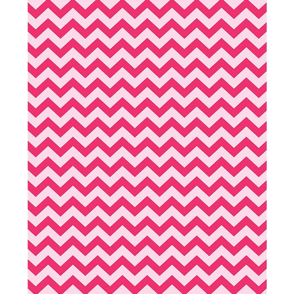 Hot Pink & Blush Chevron Printed Backdrop