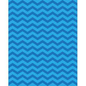 Aquamarine Chevron Printed Backdrop